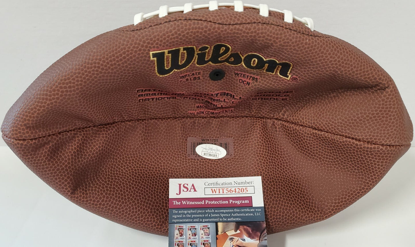 Pittsburgh Steelers Brett Keisel Autographed Signed Football Jsa Coa