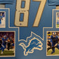 Framed Detroit Lions Sam Laporta Autographed Signed Jersey Beckett Hologram