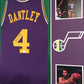 Framed Adrian Dantley Autographed Signed Utah Jazz Jersey Jsa Coa