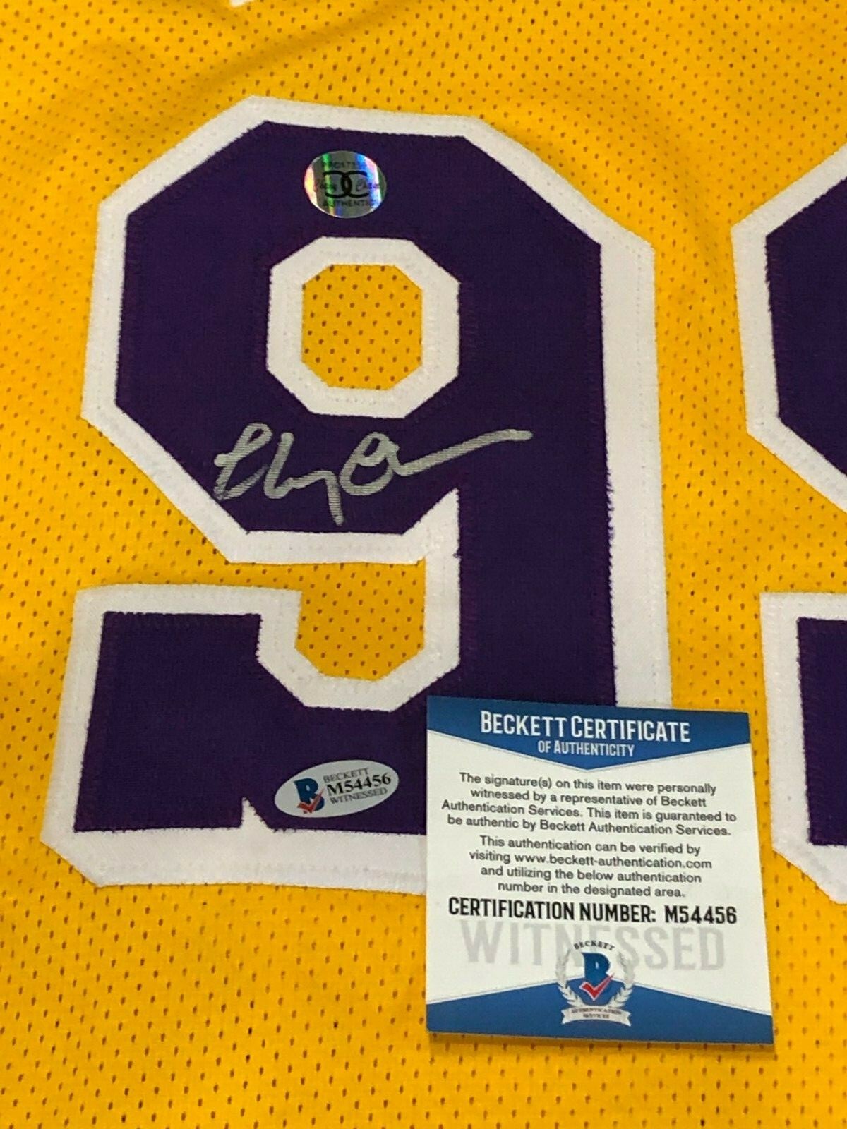 Chevy Chase Fletch Signed Jersey Beckett Coa