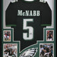 Framed Philadelphia Eagles Donovan Mcnabb Autographed Signed Jersey Jsa Coa