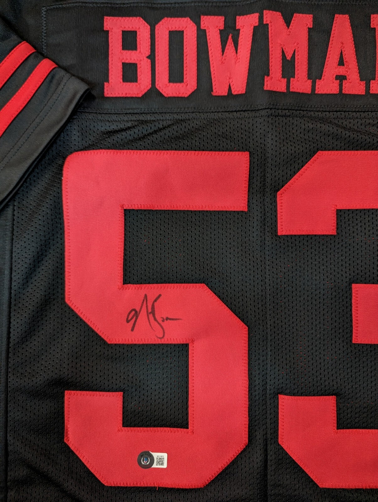 San Francisco 49Ers Navorro Bowman Autographed Signed Jersey Jsa Coa