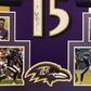 Framed Baltimore Ravens Marquise Brown Autographed Signed Jersey Jsa Coa