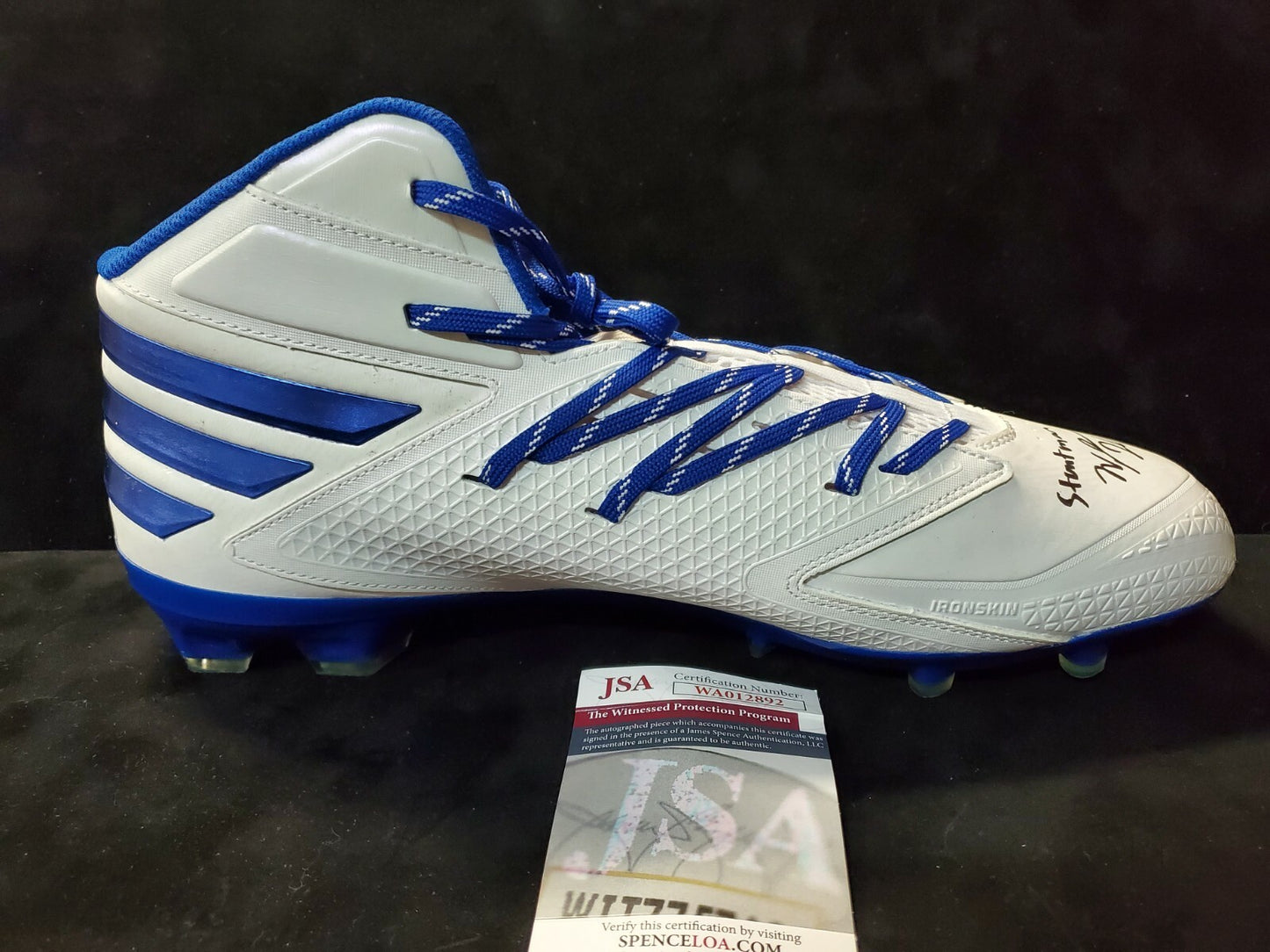 Indianapolis Colts Nyheim Hines Autographed Signed Inscribed Cleat Jsa Coa