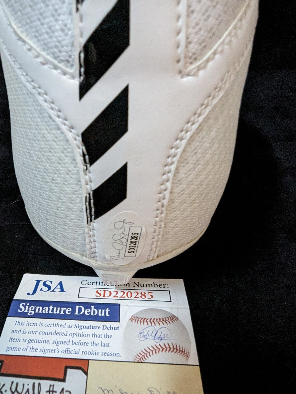 Pittsburgh Steelers Joey Porter Jr Autographed Signed Cleat Jsa Coa