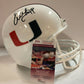 Warren Sapp Autographed Signed Miami Hurricanes Full Size Helmet Jsa Coa
