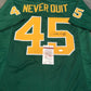 Rudy Ruettiger Autographed Signed Notre Dame Jersey Jsa  Coa