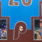 Framed Philadelphia Phillies Mike Schmidt Autographed Signed Jersey Beckett Holo