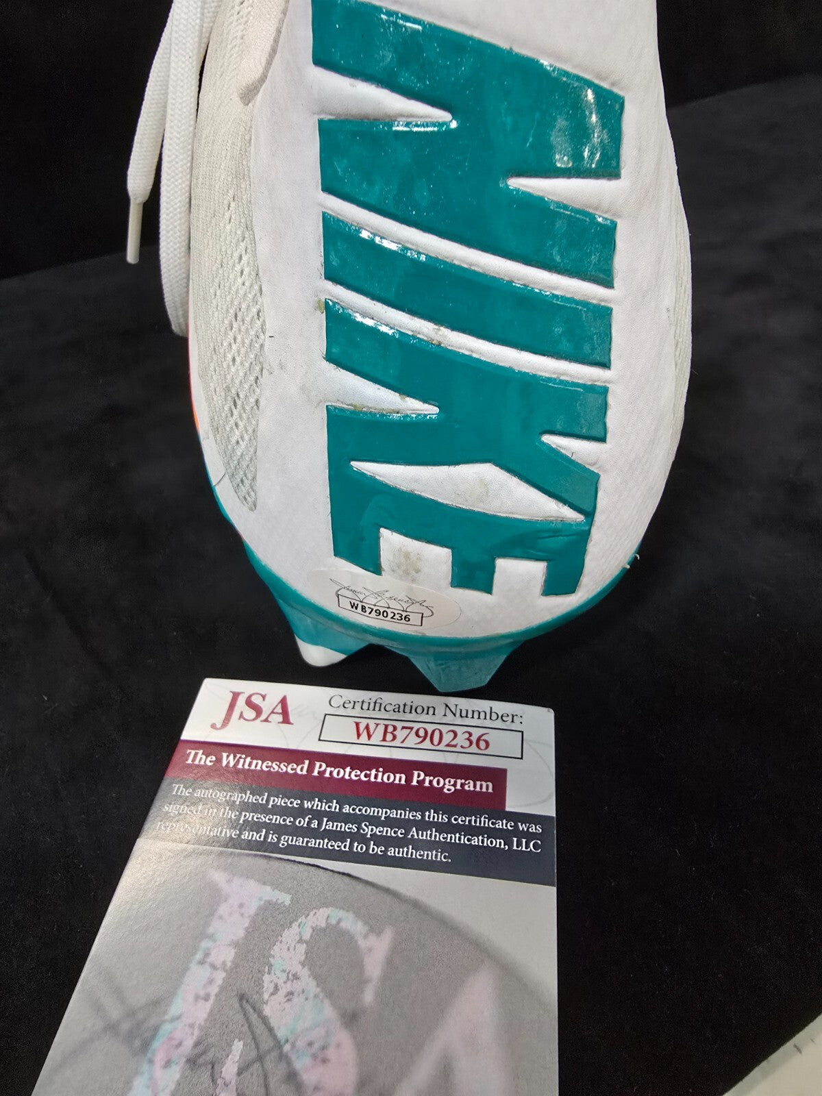 Frank Gore Autographed Signed Cleat Jsa Coa