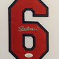 MVP Authentics Framed In Suede St Louis Cardinals Stan Musial Autographed Jersey Jsa Coa 1125 sports jersey framing , jersey framing