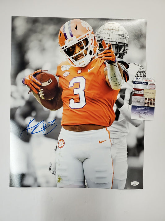 Clemson Tigers Amari Rodgers Autographed Signed 16X20 Photo Jsa  Coa