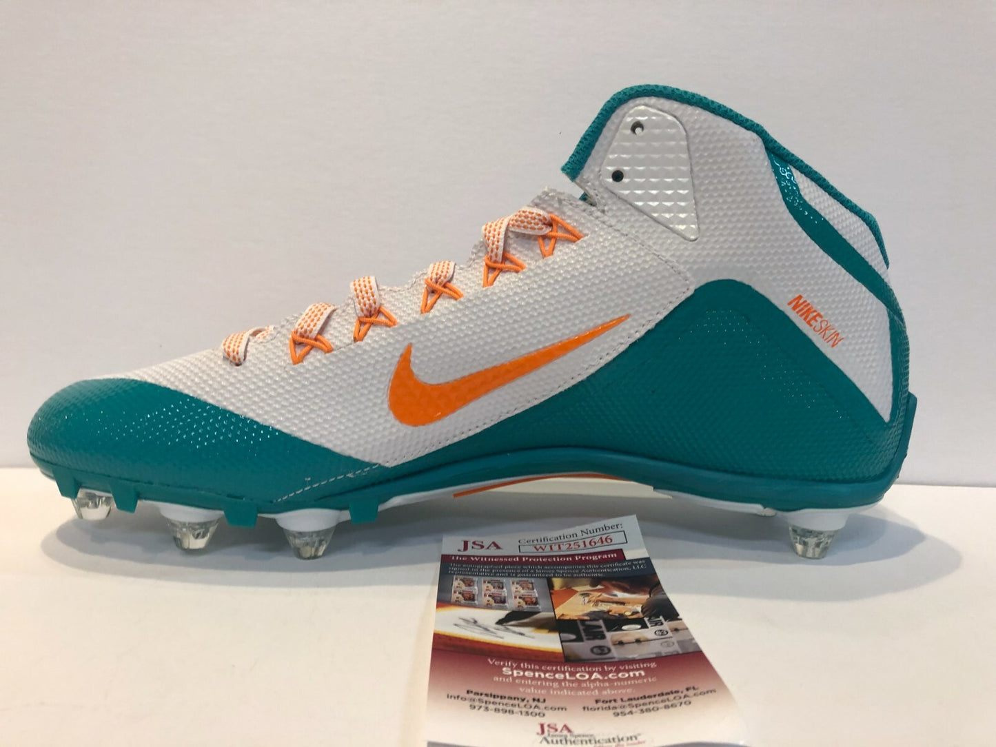 Miami Dolphins Jakeem Grant Autographed Signed Nike Cleat Jsa Coa