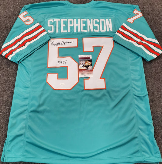 Miami Dolphins Dwight Stephenson Autographed Signed Inscribed Jersey Jsa  Coa