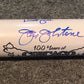 Chicago Cubs Ernie Banks Multi Signed Commemorative Bat Mab/Gtsm Holo