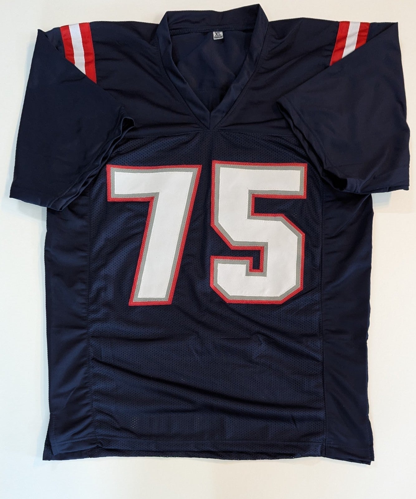 New England Patriots Alijah Vera-Tucker Autographed Signed Jersey Jsa Coa