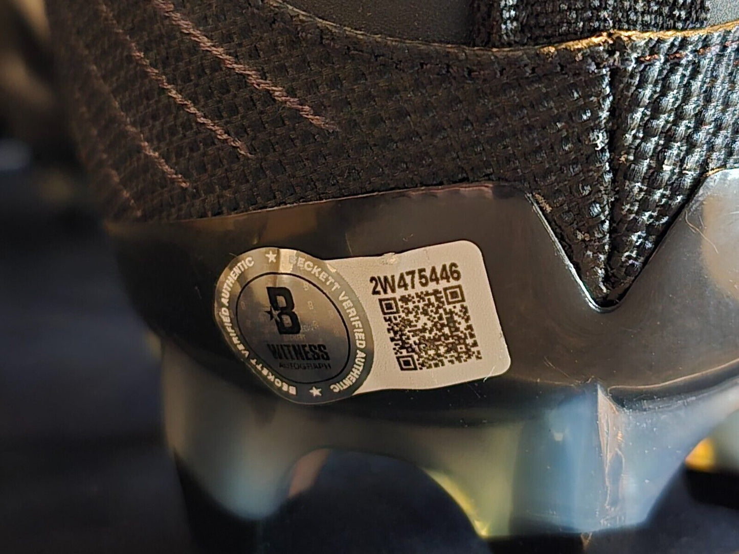 Kansas City Chiefs Trent Mcduffie Autographed Signed Cleat Beckett Hologram