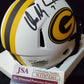 Don Majkowski Autographed Green Bay Packers Lunar Mini Helmet Jsa Coa