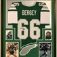 Framed Philadelphia Eagles Bill Bergey Autographed Signed Jersey Jsa Coa