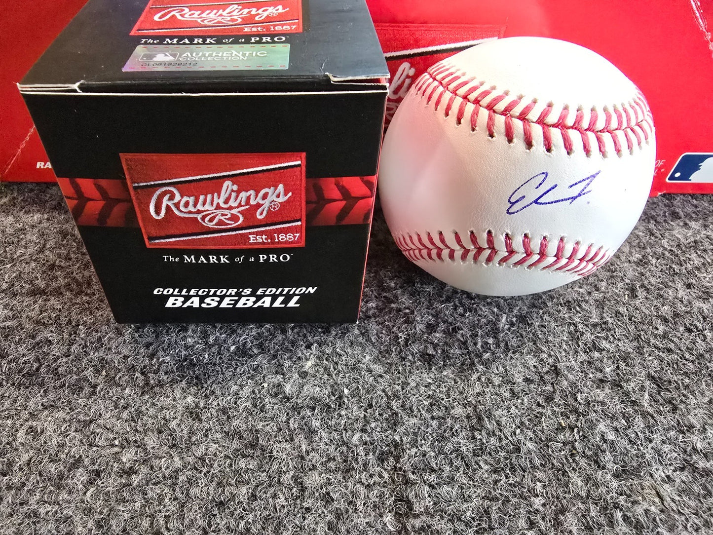 Elmer Rodriguez Autographed Signed Romlb Baseball Jsa Coa