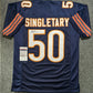 Chicago Bears Mike Singletary Autographed Signed Jersey Jsa Coa