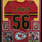 MVP Authentics Framed Kansas City Chiefs Derrick Johnson Autographed Inscribed Jersey Psa Coa 427.50 sports jersey framing , jersey framing