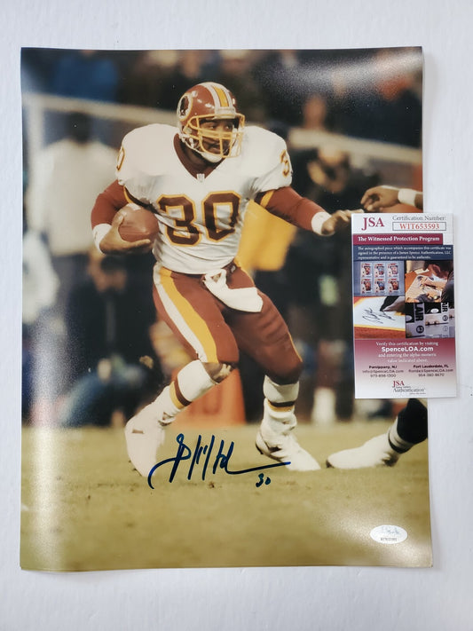Washington Football Team Brian Mitchell Autographed 11X14 Photo Jsa Coa
