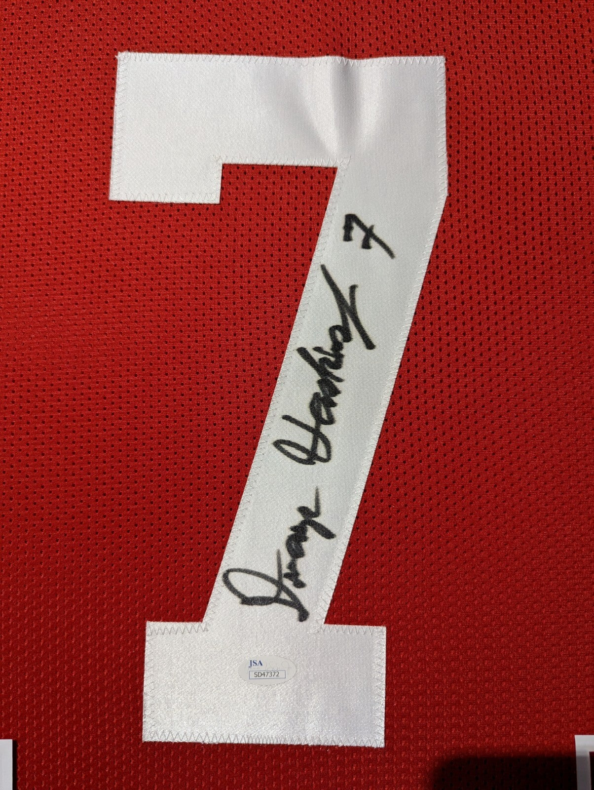 Framed Ohio State Buckeyes Dwayne Haskins Autographed Signed Jersey Jsa Sd Coa