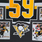 Framed Pittsburgh Penguins Jake Guentzel Autographed Signed Jersey Psa Coa
