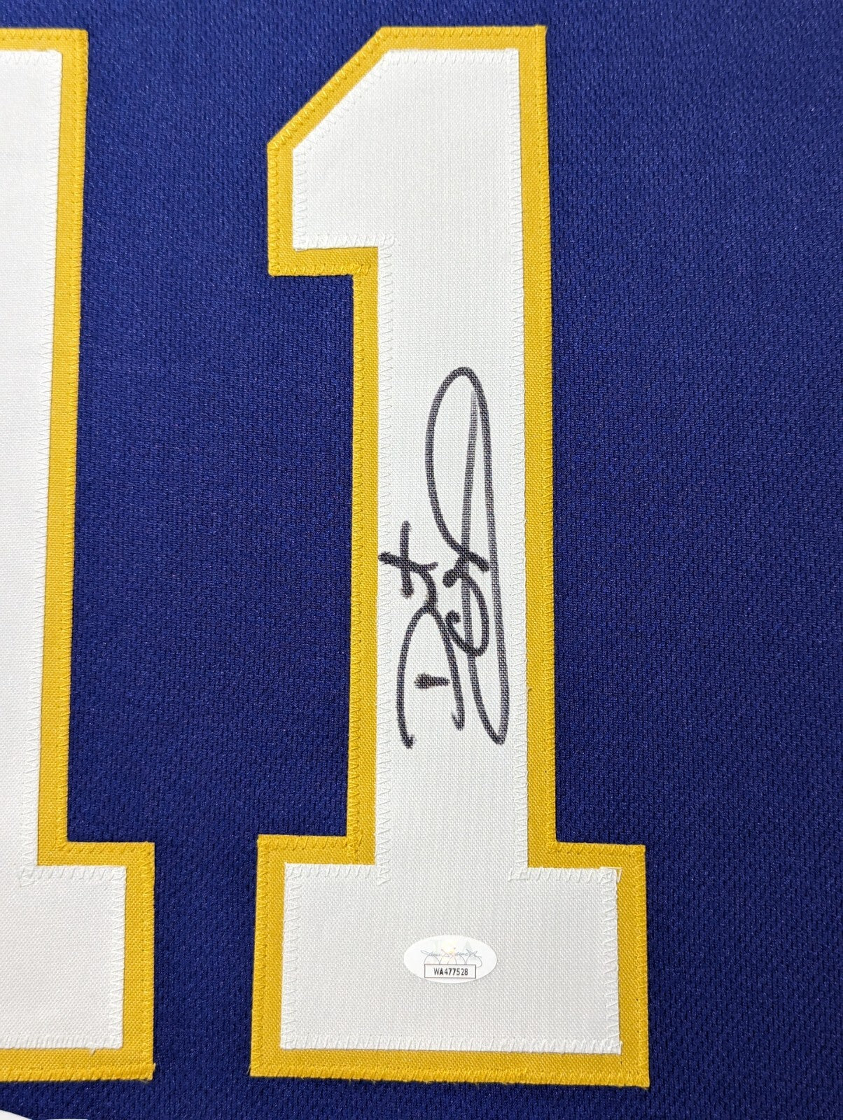 Framed Minnesota Vikings Daunte Culpepper Autographed Signed Jersey Jsa Coa