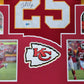 Framed Kansas City Chiefs Jamaal Charles Autographed Signed Jersey Beckett Holo