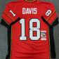 Maryland Terrapins Vernon Davis Autographed Signed Jersey Jsa Coa