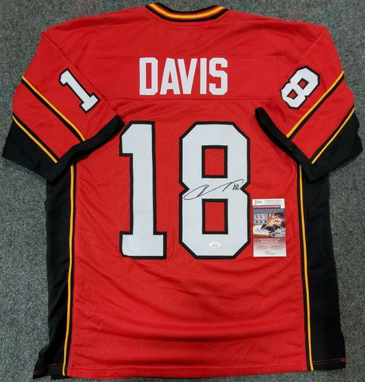 Maryland Terrapins Vernon Davis Autographed Signed Jersey Jsa Coa