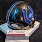 Indianapolis Colts Laiatu Latu Autographed Signed Alt Mini Helmet Jsa Coa