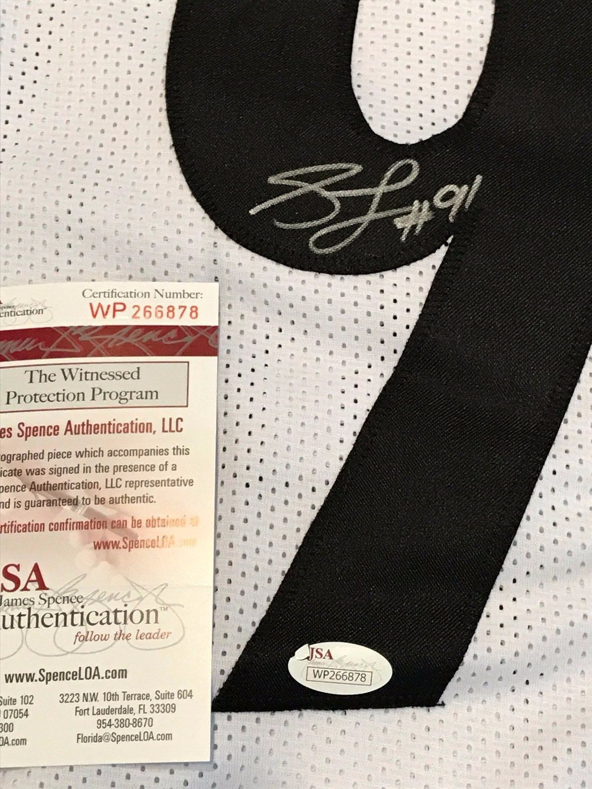 Stephon Tuitt Autographed Signed Pittsburgh Steelers Jersey Jsa  Coa