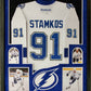 Framed Steven Stamkos Autographed Tampa Bay Lightning Jersey Upper Deck Coa