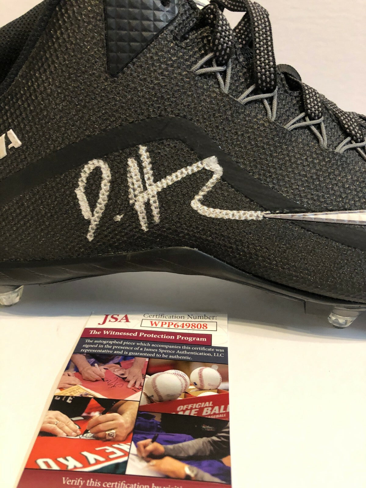 Denver Broncos Daesean Hamilton Autographed Signed Nike Cleat Jsa Coa