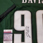Philadelphia Eagles Jordan Davis Autographed Signed Jersey Jsa Coa