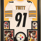 Framed Stephon Tuitt Autographed Signed Pittsburgh Steelers Jersey Jsa Coa
