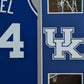 Framed Kentucky Wildcats Dan Issel Autographed Signed Jersey Jsa Coa