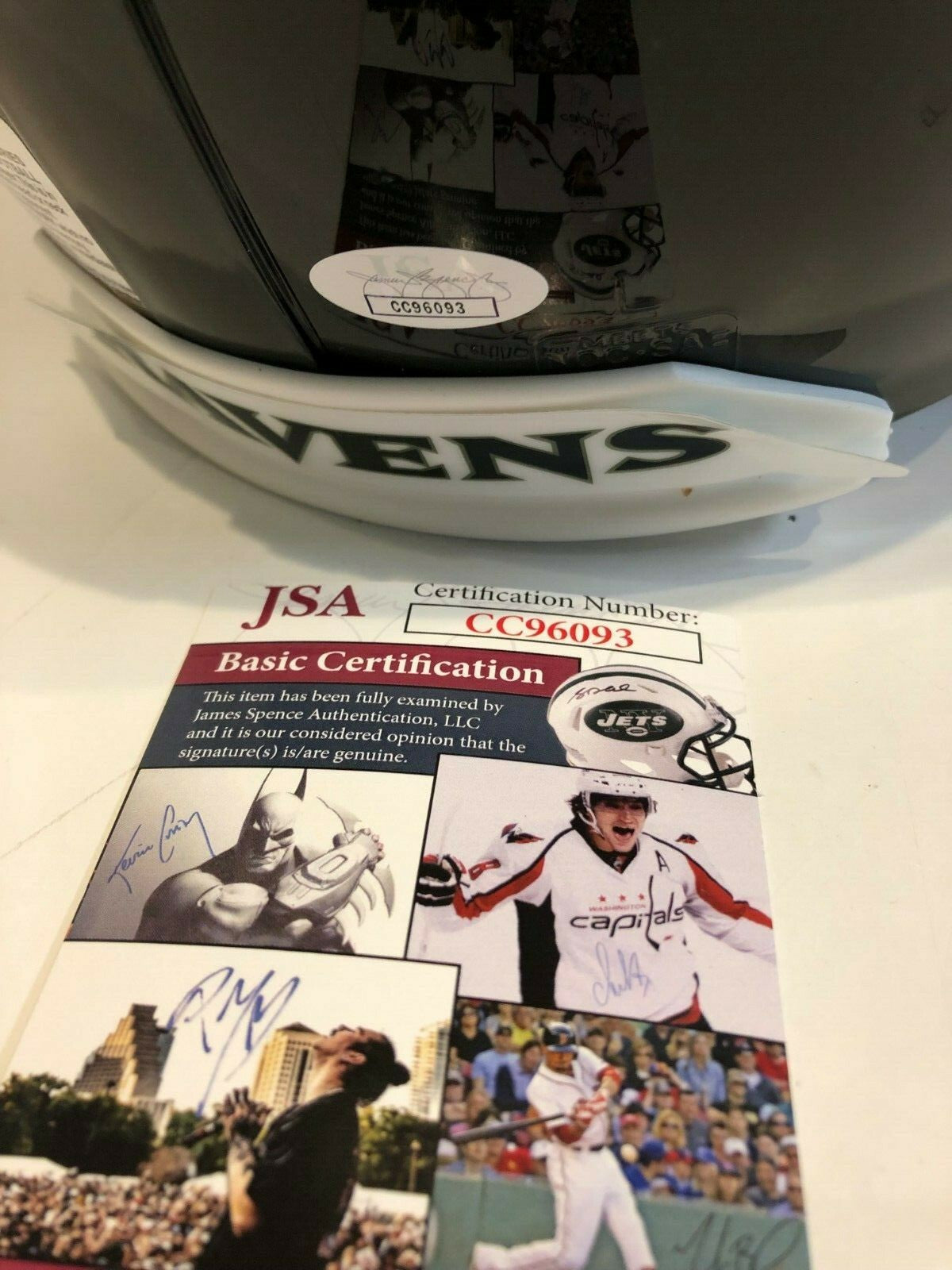Ray Lewis Autographed Signed Baltimore Ravens Full Size Authentic Helmet Jsa Coa