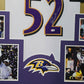 Framed Baltimore Ravens Ray Lewis Autographed Signed Jersey Beckett Holo