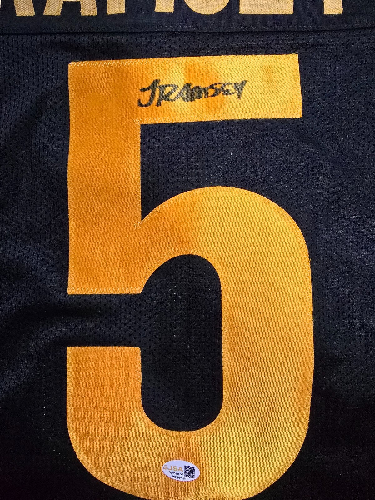 Pittsburgh Steelers Jalen Ramsey Autographed Signed Jersey Jsa Coa