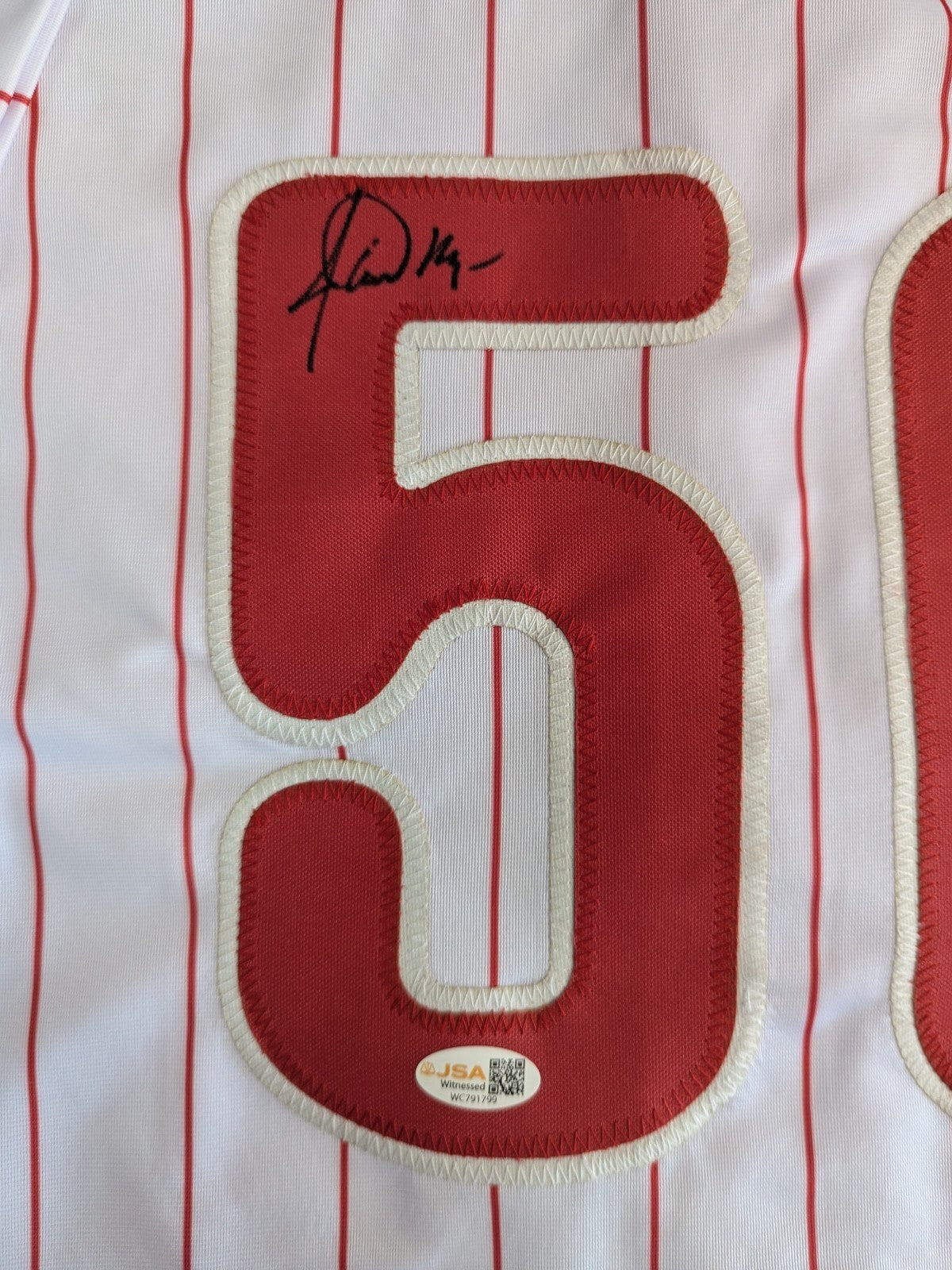 Philadelphia Phillies Jamie Moyer Autographed Signed Custom Jersey Jsa Coa