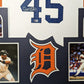 Framed Detroit Tigers Cecil Fielder Autographed Signed Jersey Beckett Holo