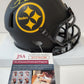 Pittsburgh Steelers Brett Keisel Autographed Signed Eclipse Mini Helmet Jsa Coa