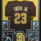 Framed Fernando Tatis Jr Autographed Signed San Diego Padres Jersey Jsa Coa
