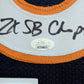 Framed Denver Broncos Rod Smith Autographed Signed Inscribed Jersey Jsa Coa