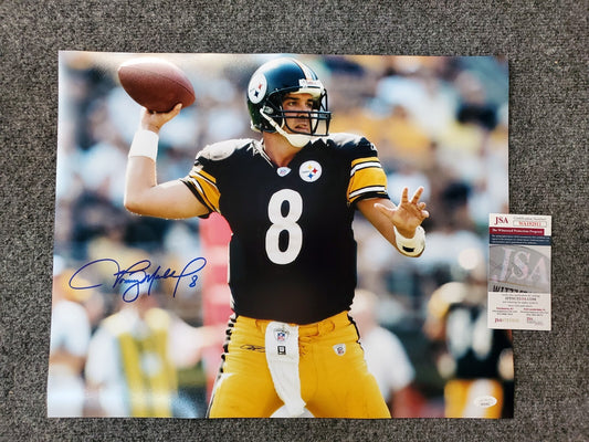 Pittsburgh Steelers Tommy Maddox Autographed 16X20 Photo Jsa Coa