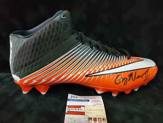 Greg Newsome Ii Autographed Signed Cleat Jsa Coa
