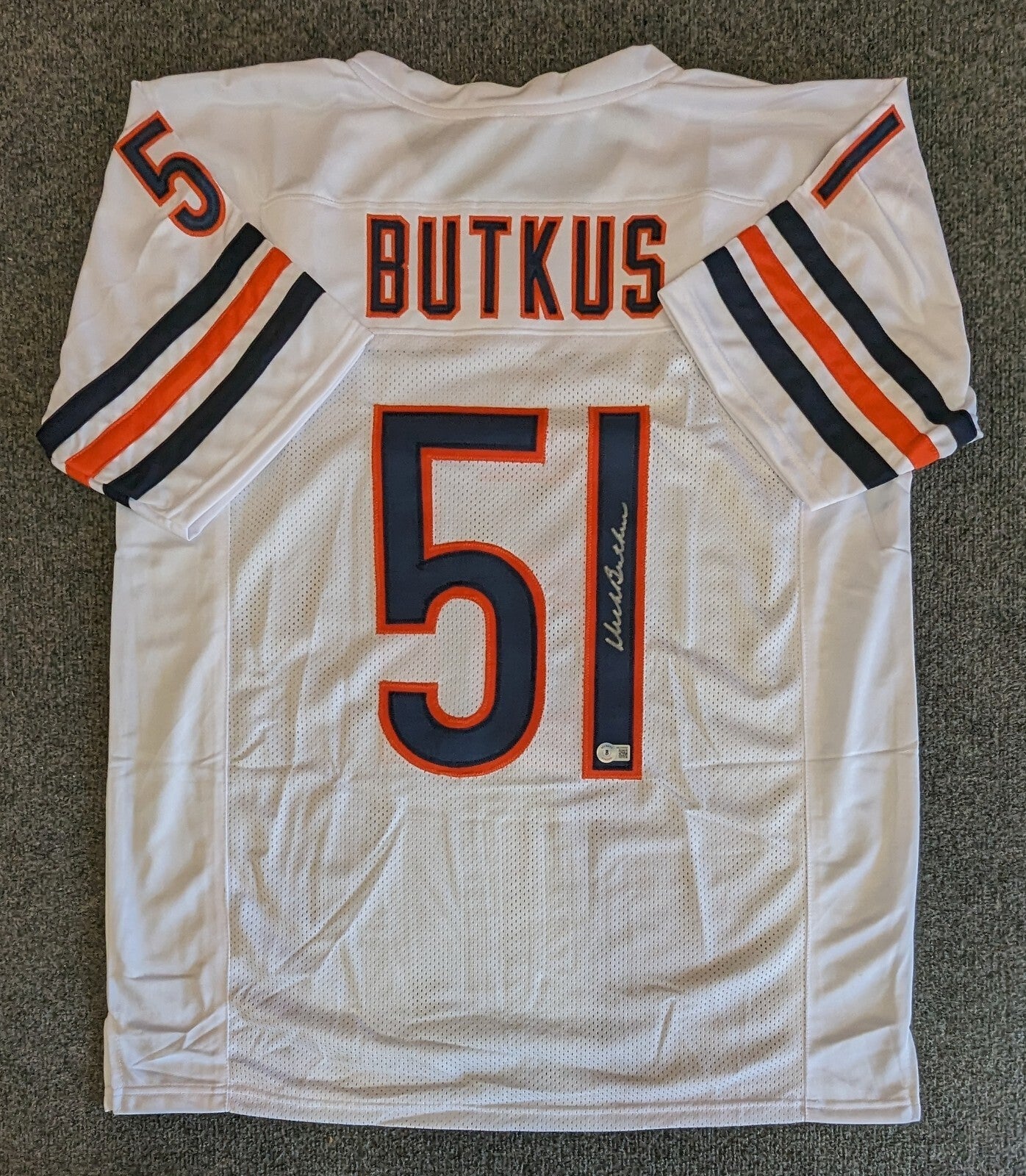 Chicago Bears Dick Butkus Autographed Signed Jersey Beckett Holo